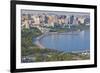 View over Coast of Baku, Baku Bay, Azerbaijan-Michael Runkel-Framed Photographic Print