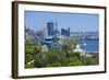 View over Coast of Baku, Baku Bay, Azerbaijan-Michael Runkel-Framed Photographic Print