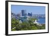 View over Coast of Baku, Baku Bay, Azerbaijan-Michael Runkel-Framed Photographic Print