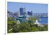 View over Coast of Baku, Baku Bay, Azerbaijan-Michael Runkel-Framed Photographic Print