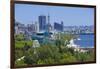 View over Coast of Baku, Baku Bay, Azerbaijan-Michael Runkel-Framed Photographic Print