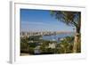 View over Coast of Baku, Baku Bay, Azerbaijan-Michael Runkel-Framed Photographic Print