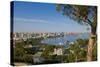 View over Coast of Baku, Baku Bay, Azerbaijan-Michael Runkel-Stretched Canvas