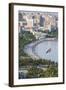 View over Coast of Baku, Baku Bay, Azerbaijan-Michael Runkel-Framed Photographic Print