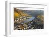 View over Cochem and the Mosel River in Autumn-Miles Ertman-Framed Photographic Print