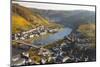 View over Cochem and the Mosel River in Autumn-Miles Ertman-Mounted Photographic Print