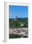 View over Cochem with Cochem Castle in the Background-Michael Runkel-Framed Photographic Print