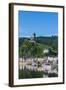 View over Cochem with Cochem Castle in the Background-Michael Runkel-Framed Photographic Print