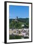 View over Cochem with Cochem Castle in the Background-Michael Runkel-Framed Photographic Print