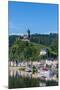 View over Cochem with Cochem Castle in the Background-Michael Runkel-Mounted Photographic Print