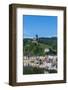 View over Cochem with Cochem Castle in the Background-Michael Runkel-Framed Photographic Print