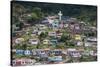 View over Colourful Houses in Cachoeira, Bahia, Brazil, South America-Michael Runkel-Stretched Canvas