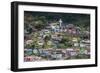 View over Colourful Houses in Cachoeira, Bahia, Brazil, South America-Michael Runkel-Framed Photographic Print