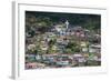 View over Colourful Houses in Cachoeira, Bahia, Brazil, South America-Michael Runkel-Framed Photographic Print