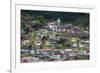 View over Colourful Houses in Cachoeira, Bahia, Brazil, South America-Michael Runkel-Framed Photographic Print