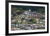 View over Colourful Houses in Cachoeira, Bahia, Brazil, South America-Michael Runkel-Framed Photographic Print