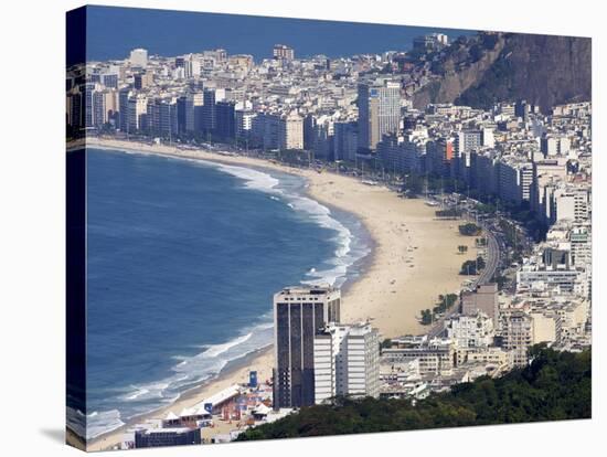 View Over Copacabana, Rio De Janeiro, Brazil, South America-Olivier Goujon-Stretched Canvas