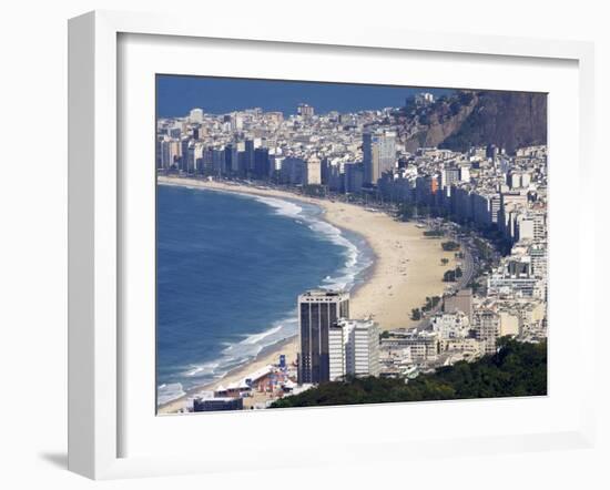 View Over Copacabana, Rio De Janeiro, Brazil, South America-Olivier Goujon-Framed Photographic Print