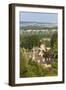 View over Cotswold Village, Icomb, Cotswolds, Gloucestershire, England, United Kingdom, Europe-Stuart Black-Framed Photographic Print