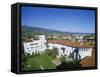 View Over Courthouse Towards the Ocean, Santa Barbara, California, USA-Adrian Neville-Framed Stretched Canvas