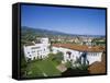 View Over Courthouse Towards the Ocean, Santa Barbara, California, USA-Adrian Neville-Framed Stretched Canvas