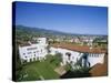 View Over Courthouse Towards the Ocean, Santa Barbara, California, USA-Adrian Neville-Stretched Canvas