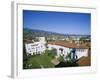 View Over Courthouse Towards the Ocean, Santa Barbara, California, USA-Adrian Neville-Framed Photographic Print