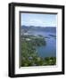 View Over Crater Lake, Sete Citades, San Miguel, Azores Islands, Portugal, Atlantic-David Lomax-Framed Photographic Print