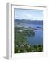 View Over Crater Lake, Sete Citades, San Miguel, Azores Islands, Portugal, Atlantic-David Lomax-Framed Photographic Print