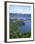 View Over Crater Lake, Sete Citades, San Miguel, Azores Islands, Portugal, Atlantic-David Lomax-Framed Photographic Print