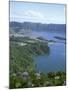 View Over Crater Lake, Sete Citades, San Miguel, Azores Islands, Portugal, Atlantic-David Lomax-Mounted Photographic Print