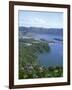 View Over Crater Lake, Sete Citades, San Miguel, Azores Islands, Portugal, Atlantic-David Lomax-Framed Photographic Print