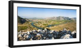 View over Dalyan River from the ancient ruins of Kaunos, Dalyan, Anatolia, Turkey Minor, Eurasia-Matthew Williams-Ellis-Framed Photographic Print