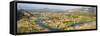 View over Dalyan River from the ancient ruins of Kaunos, Dalyan, Anatolia, Turkey Minor, Eurasia-Matthew Williams-Ellis-Framed Stretched Canvas