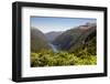 View over Deep Cove, Doubtful Sound, Fiordland National Park, South Island, New Zealand, Pacific-Stuart Black-Framed Photographic Print