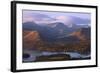 View over Derwentwater of Newlands Valley, Lake District Nat'l Pk, Cumbria, England, UK-Ian Egner-Framed Photographic Print