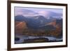 View over Derwentwater of Newlands Valley, Lake District Nat'l Pk, Cumbria, England, UK-Ian Egner-Framed Photographic Print
