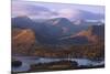 View over Derwentwater of Newlands Valley, Lake District Nat'l Pk, Cumbria, England, UK-Ian Egner-Mounted Photographic Print