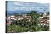 View over Diamantina and the Nossa Senhora Da Consola Church-Gabrielle and Michael Therin-Weise-Stretched Canvas