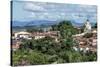 View over Diamantina and the Nossa Senhora Da Consola Church-Gabrielle and Michael Therin-Weise-Stretched Canvas