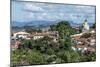 View over Diamantina and the Nossa Senhora Da Consola Church-Gabrielle and Michael Therin-Weise-Mounted Photographic Print