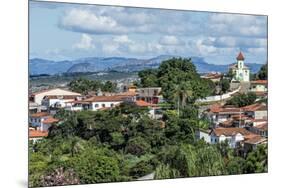 View over Diamantina and the Nossa Senhora Da Consola Church-Gabrielle and Michael Therin-Weise-Mounted Photographic Print