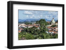 View over Diamantina and the Nossa Senhora Da Consola Church-Gabrielle and Michael Therin-Weise-Framed Photographic Print