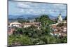 View over Diamantina and the Nossa Senhora Da Consola Church-Gabrielle and Michael Therin-Weise-Mounted Photographic Print