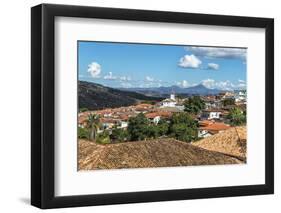 View over Diamantina and the Nossa Senhora Do Amparo Church-Gabrielle and Michael Therin-Weise-Framed Photographic Print