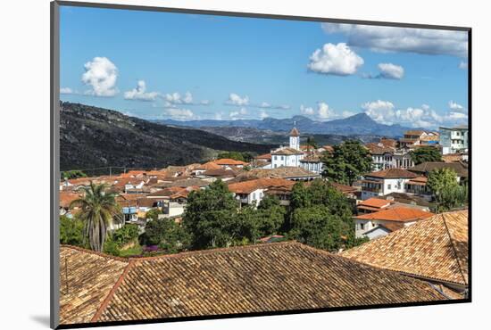 View over Diamantina and the Nossa Senhora Do Amparo Church-Gabrielle and Michael Therin-Weise-Mounted Photographic Print