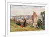 View over Dieppe from the Cliffs Above the Chateau, C.1865-John Absolon-Framed Giclee Print