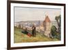 View over Dieppe from the Cliffs Above the Chateau, C.1865-John Absolon-Framed Giclee Print