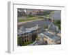 View over Dresden and the River Elbe, Dresden, Saxony, Germany, Europe-Michael Runkel-Framed Photographic Print