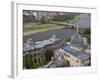 View over Dresden and the River Elbe, Dresden, Saxony, Germany, Europe-Michael Runkel-Framed Photographic Print